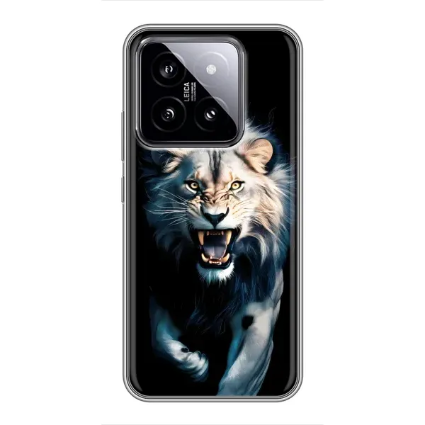 Чехол с принтом «Лев в темноте» для Xiaomi 14 Чехол с принтом «Лев в темноте» для Xiaomi 14