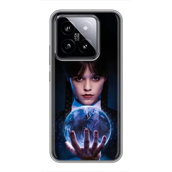 Чохол з принтом «Магічна сфера Венздей» для Xiaomi 14 Чохол з принтом «Магічна сфера Венздей» для Xiaomi 14