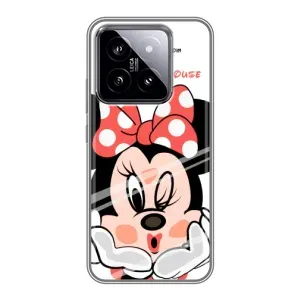 Міккі Маус чохол для Xiaomi 14 (AlphaPrint - Мультяшні) (Маус Мінні)