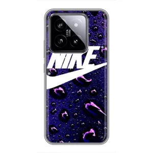 Чехол для Xiaomi 14 - с принтом Найк (AlphaPrint) (Найк принт)