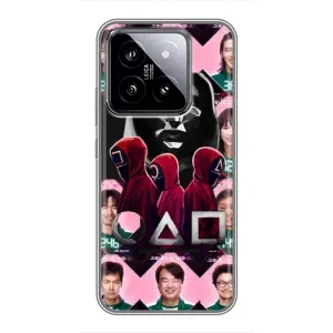Чохол Гра в кальмара для Xiaomi 14 (Учасники Гра кальмара)