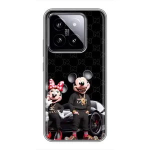 Чехол Disney Mouse Xiaomi 14 (PREMIUMPrint) (Семья Маусов)