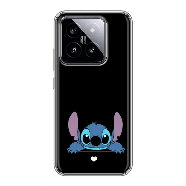 Чохол з принтом «Стіч на чорному» для Xiaomi 14 Чохол з принтом «Стіч на чорному» для Xiaomi 14