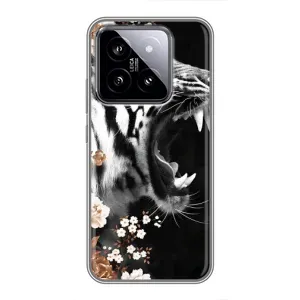 Чохли з картинкою животних Xiaomi 14 (Стильний ТИГР)