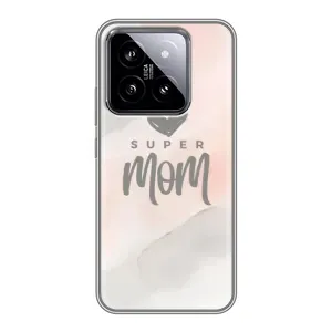 Чохол з принтом «Супер мама» для Xiaomi 14