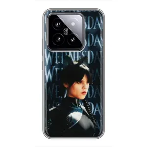 Чохли Венсдей на Xiaomi 14 Уенсдей (AlphaPrint) (Венздей кішка)