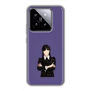 Чохли Венсдей на Xiaomi 14 Уенсдей (AlphaPrint) (Венздей у чорному)