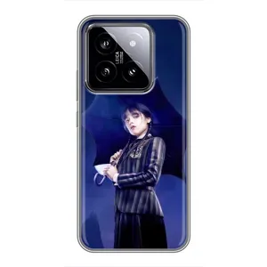 Чохли Венсдей на Xiaomi 14 Уенсдей (AlphaPrint) (Венздей з парасолькою)