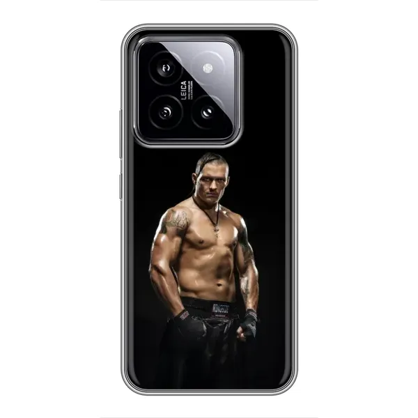 Чохол з принтом «Чемпіон Олександр Усик» для Xiaomi 14 Чохол з принтом «Чемпіон Олександр Усик» для Xiaomi 14
