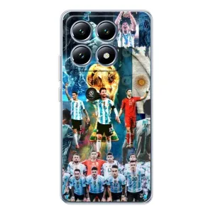 Чехлы Месси для Xiaomi 14T Pro (AlphaPrint) (Аргентина Месси)