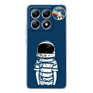 Чехол NASA для Xiaomi 14T Pro (AlphaPrint) (Мальчик в шлеме)