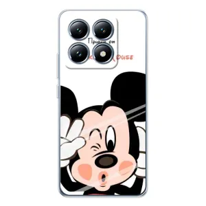 Эксклюзивный чехол для Xiaomi 14T Pro (AlphaPrint - Мультяшные) (Маус Микки)