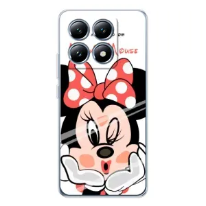Эксклюзивный чехол для Xiaomi 14T Pro (AlphaPrint - Мультяшные) (Маус Минни)