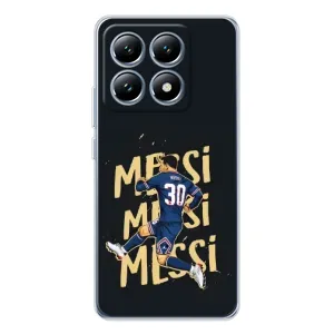 Чехлы для Xiaomi 14T Pro (Leo чемпион) (AlphaPrint) (Messi ПСЖ)