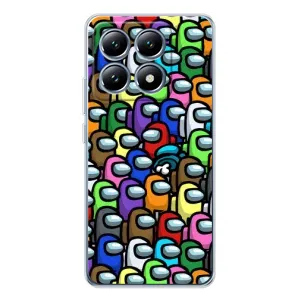Чохли Амонг Ас для Xiaomi 14T Pro (AlphaPrint) (Убитий)