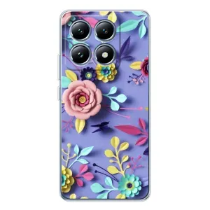 Чехлы с Цветами для Xiaomi 14T (VPrint) (Цветочный дизайн)