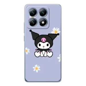 Чохол з кроликом Куромі на Xiaomi 14T (Куромі в квітах)