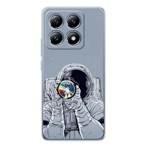 Чехол NASA для Xiaomi 15 Pro (AlphaPrint) (Космонавт фото)