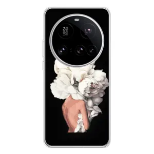 Чехлы (ART) Цветы на Xiaomi 15 Ultra (VPrint) (Белые цветы)