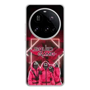 Чехол Гра в кальмара для Xiaomi 15 Ultra (Охранники Игра кальмара)