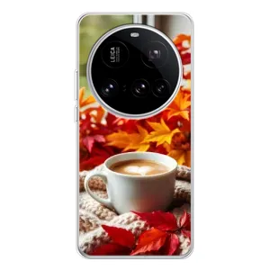 Чехол с уникальным дизайном «Осень с кофе» для Xiaomi 15 Ultra