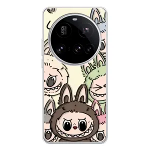 Чохол з Лабубу на Xiaomi 15 Ultra (Золота мавпа Bored Ape)