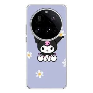 Чохол з кроликом Куромі на Xiaomi 15 Ultra (Куромі в квітах)