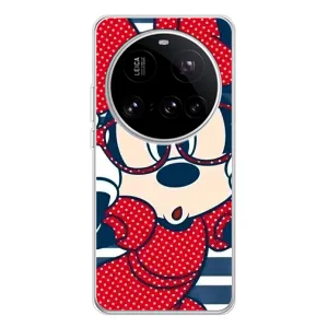 Эксклюзивный чехол для Xiaomi 15 Ultra (AlphaPrint - Мультяшные) (Маус в очках)