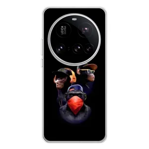 Чохол з Мавпами Xiaomi 15 Ultra - (AlphaPrint) (Три мавпи)