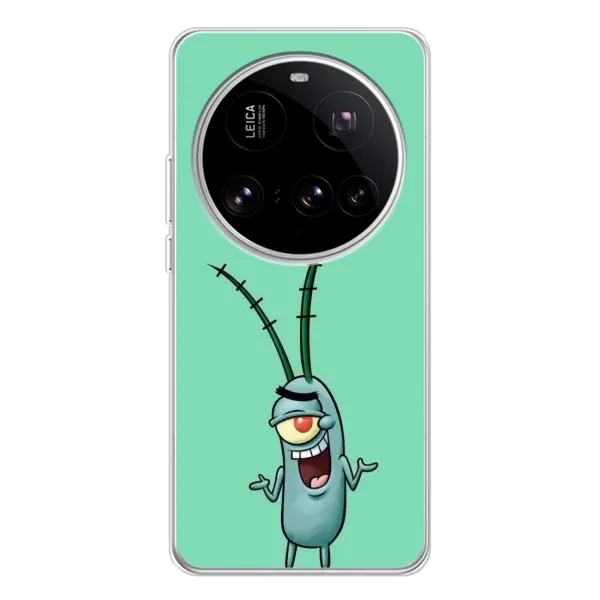 Чехол с принтом «Персонаж Планктон» для Xiaomi 15 Ultra Чехол с принтом «Персонаж Планктон» для Xiaomi 15 Ultra