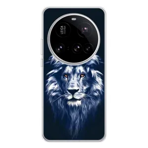 Чохол з картинкою ЛЕВ для Xiaomi 15 Ultra (VPrint) (Синій Лев)