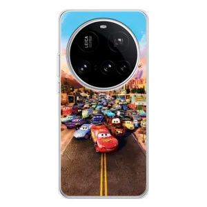 Силиконовый чехол Маквин для Xiaomi 15 Ultra (Тачки на трассе)