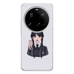 Чехлы Венсдей на Xiaomi 15 Ultra Уэнсдей (AlphaPrint) (Уэнздей и Вещь)