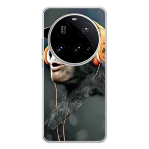 Чохол з Мавпами Xiaomi 15 Ultra - (AlphaPrint) (В навушниках)