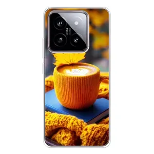 Чохол з принтом «Кава на жовтому пледі» для Xiaomi 15