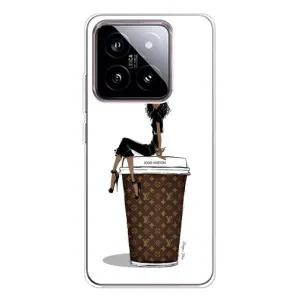 Чехлы Луи Витон для Xiaomi 15 (AlphaPrint - LOUIS VUITTON) (кофе LOUIS VUITTON)