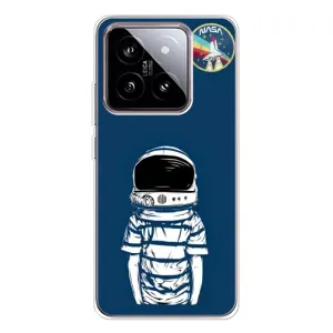 Чехол NASA для Xiaomi 15 (AlphaPrint) (Мальчик в шлеме)