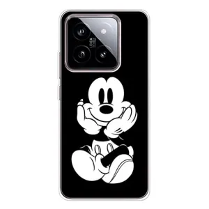 Эксклюзивный чехол для Xiaomi 15 (AlphaPrint - Мультяшные) (Микки на черном)