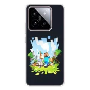 Чохол Майнкрафт на Xiaomi 15 (AlphaPrint) Minecraft (персонажі Minecraft)