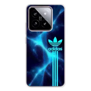 Чехлы Адидас для Xiaomi 15 (AlphaPrint) (Синий Адидас)