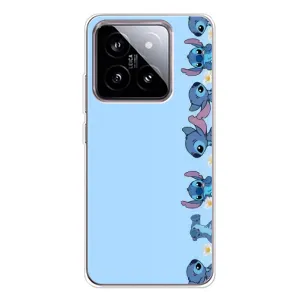 Чехол с принтом Стич на Xiaomi 15 (Стич фон)