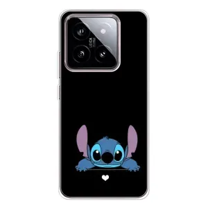 Чехол с принтом Стич на Xiaomi 15 (Стич на черном)
