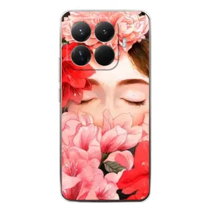 Чехлы (ART) Цветы на Xiaomi 15T Pro (VPrint) (Глаза в цветах)