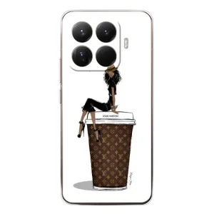 Чехлы Луи Витон для Xiaomi 15T Pro (AlphaPrint - LOUIS VUITTON) (кофе LOUIS VUITTON)