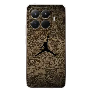 Чехлы для Xiaomi 15T Pro - с картинкой JORDAN (AlphaPrint) (Logo Jordan)