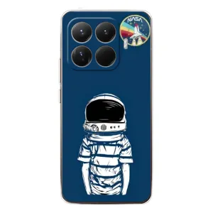Чехол NASA для Xiaomi 15T Pro (AlphaPrint) (Мальчик в шлеме)