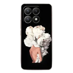 Чехлы (ART) Цветы на Xiaomi 15T (VPrint) (Белые цветы)