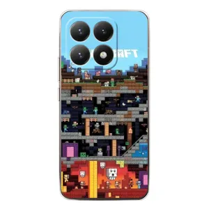 Чохол Майнкрафт на Xiaomi 15T (AlphaPrint) Minecraft (фон Minecraft)