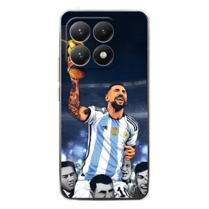 Чехлы для Xiaomi 15T (Leo чемпион) (AlphaPrint) (Месси с кубком)