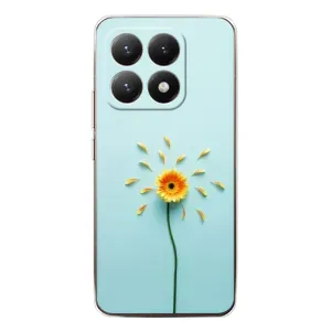 Чехлы с Цветами для Xiaomi 15T (VPrint) (Желтый цветок)